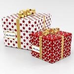 Gold Metallic Name Labels
