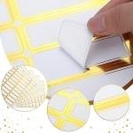 Gold Metallic Name Labels
